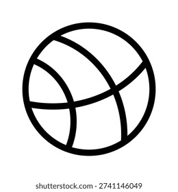 Basketball Icon Vector Symbol Design Illustration