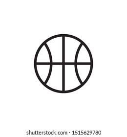 basketball icon vector symbol template