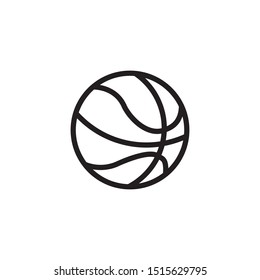 basketball icon vector symbol template