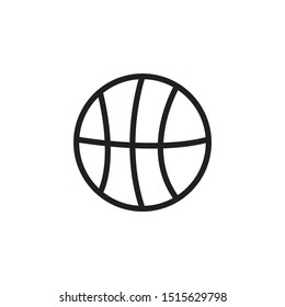 basketball icon vector symbol template