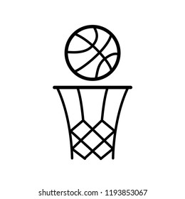 basketball icon vector template