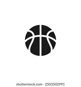Basketball icon vector template illustration