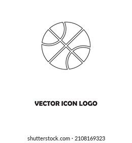 icono de baloncesto, vector de ícono de baloncesto, en estilo plano de moda aislado en fondo blanco. imagen del icono de baloncesto, ilustración del icono de baloncesto
