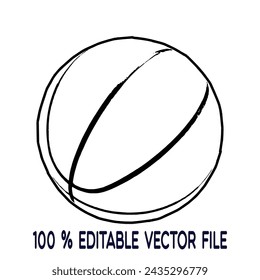 basketball icon, basketball icon vector, in trendy flat style isolated on white background. basketball icon image, basketball icon illustration