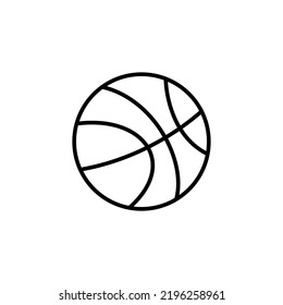 Basketball icon vector for web and mobile app. Basketball ball sign and symbol
