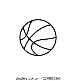 Basketball icon vector for web and mobile app. Basketball ball sign and symbol