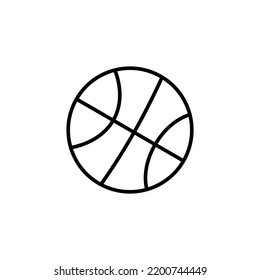 Basketball icon vector for web and mobile app. Basketball ball sign and symbol
