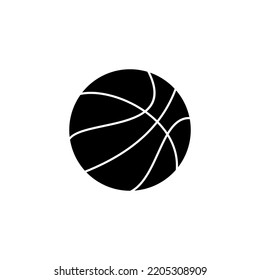 Vector de iconos de baloncesto para aplicaciones web y móviles. Símbolo y signo de baloncesto
