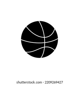 Basketball icon vector for web and mobile app. Basketball ball sign and symbol