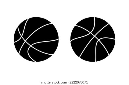 Basketball icon vector for web and mobile app. Basketball ball sign and symbol