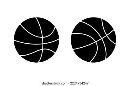 Basketball icon vector for web and mobile app. Basketball ball sign and symbol