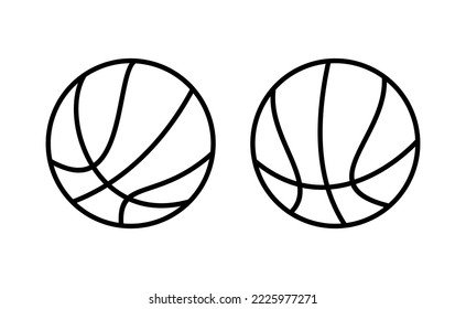 Basketball icon vector for web and mobile app. Basketball ball sign and symbol