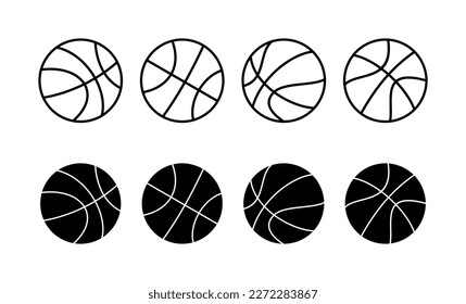 Basketball icon vector for web and mobile app. Basketball ball sign and symbol