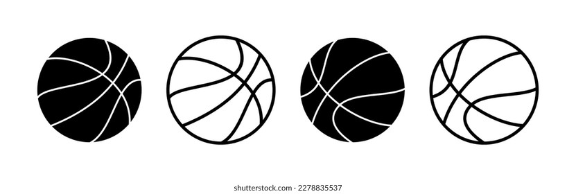 Basketball icon vector for web and mobile app. Basketball ball sign and symbol