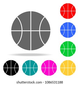 basketball icons. Elements of human web colored icons. Premium quality graphic design icon. Simple icon for websites, web design, mobile app, info graphics on white background