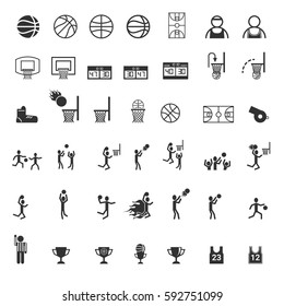 Basketball Icons set