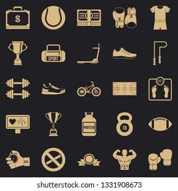 Basketball icons set. Simple set of 25 basketball vector icons for web for any design