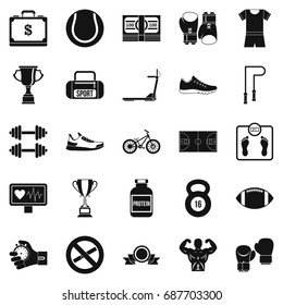 Basketball icons set. Simple set of 25 basketball vector icons for web isolated on white background