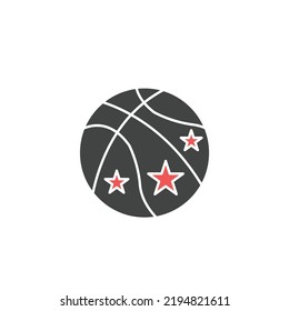 Basketball icons  symbol vector elements for infographic web

