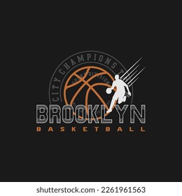 Basketball  illustration on dark colors,graphic art, vector t shirt design product,
