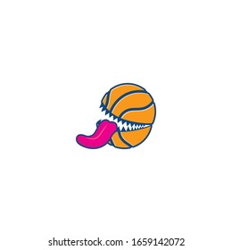 Basketball illustration vector for basketball logo or event 