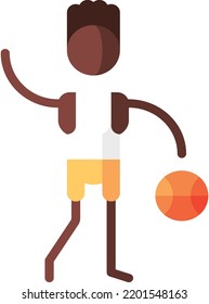 basketball isolated design element stock illustration. Vector on a white background
