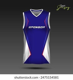 Basketball jersey design, modern tanktop