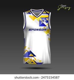 Basketball jersey design, modern tanktop