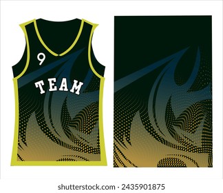 Basketball Jersey Design Vector EPS