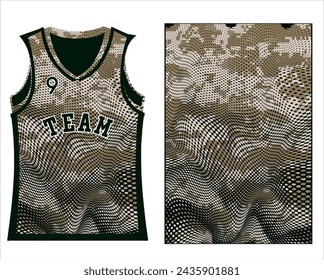 Basketball Jersey Design Vector EPS