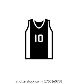 basketball jersey glyph style design