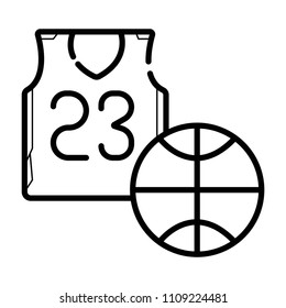 basketball jersey icon