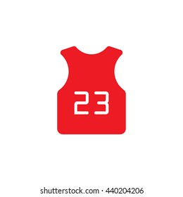 basketball jersey icon