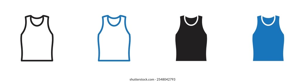 Conjunto de Vector de icono de jersey de baloncesto