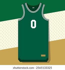 basketball jersey mockup template vector design