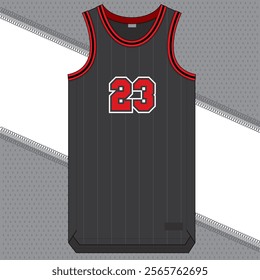 basketball jersey mockup template vector design