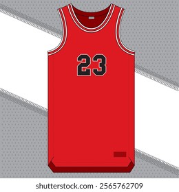 basketball jersey mockup template vector design