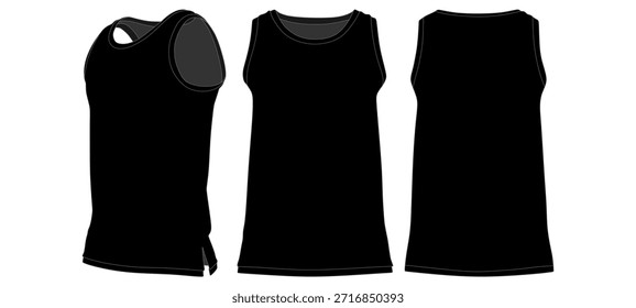 Vector de Plantilla de maqueta de Jersey de baloncesto.
