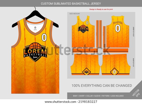 Basketball Jersey Pattern Design Template Abstract Stock Vector ...