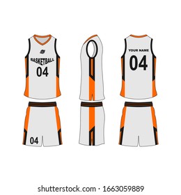 Basketball Jersey Set Template Collection Stock Vector (Royalty Free ...