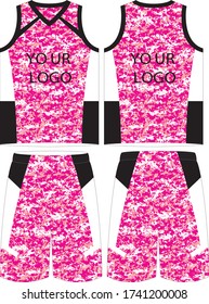 BASKETBALL JERSEY SHORTS UNIFORM CAMO camouflage DESIGNS TEMPLATE MOCK UPS