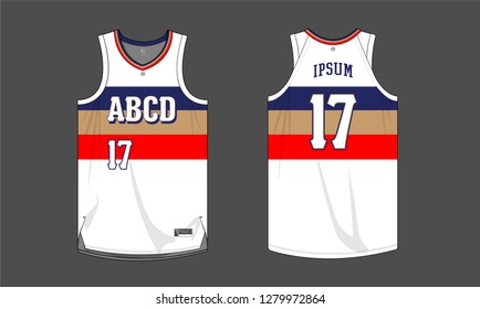 BAsketball Jersey Template