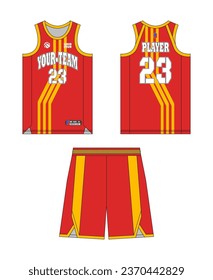 Basketball jersey template design, basketball uniform mockup design, vector sublimation sports apparel design, jersey basketball ideas.