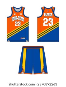 Basketball jersey template design, basketball uniform mockup design, vector sublimation sports apparel design, jersey basketball ideas.