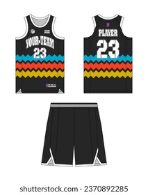 Basketball jersey template design, basketball uniform mockup design, vector sublimation sports apparel design, jersey basketball ideas.