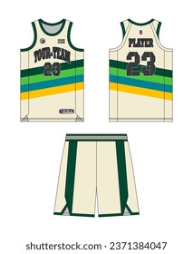 Basketball jersey template design, basketball uniform mockup design, vector sublimation sports apparel design, jersey basketball ideas.