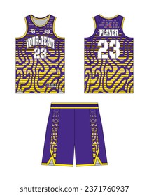 Basketball jersey template design, basketball uniform mockup design, vector sublimation sports apparel design, jersey basketball ideas.