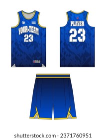 Basketball jersey template design, basketball uniform mockup design, vector sublimation sports apparel design, jersey basketball ideas.