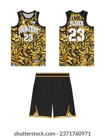 Basketball jersey template design, basketball uniform mockup design, vector sublimation sports apparel design, jersey basketball ideas.