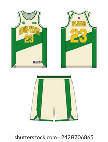 Basketball-Jersey-Vorlage-Design, Basketball-Uniform Mockup-Design, Vektor-Sublimation Sport Bekleidung Design, Jersey-Basketball-Ideen.